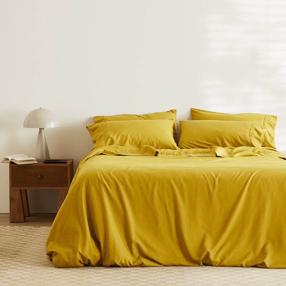 Astra Linen+ Duvet Cover — Soft Bamboo Hemp Blend Bedding - Desfino