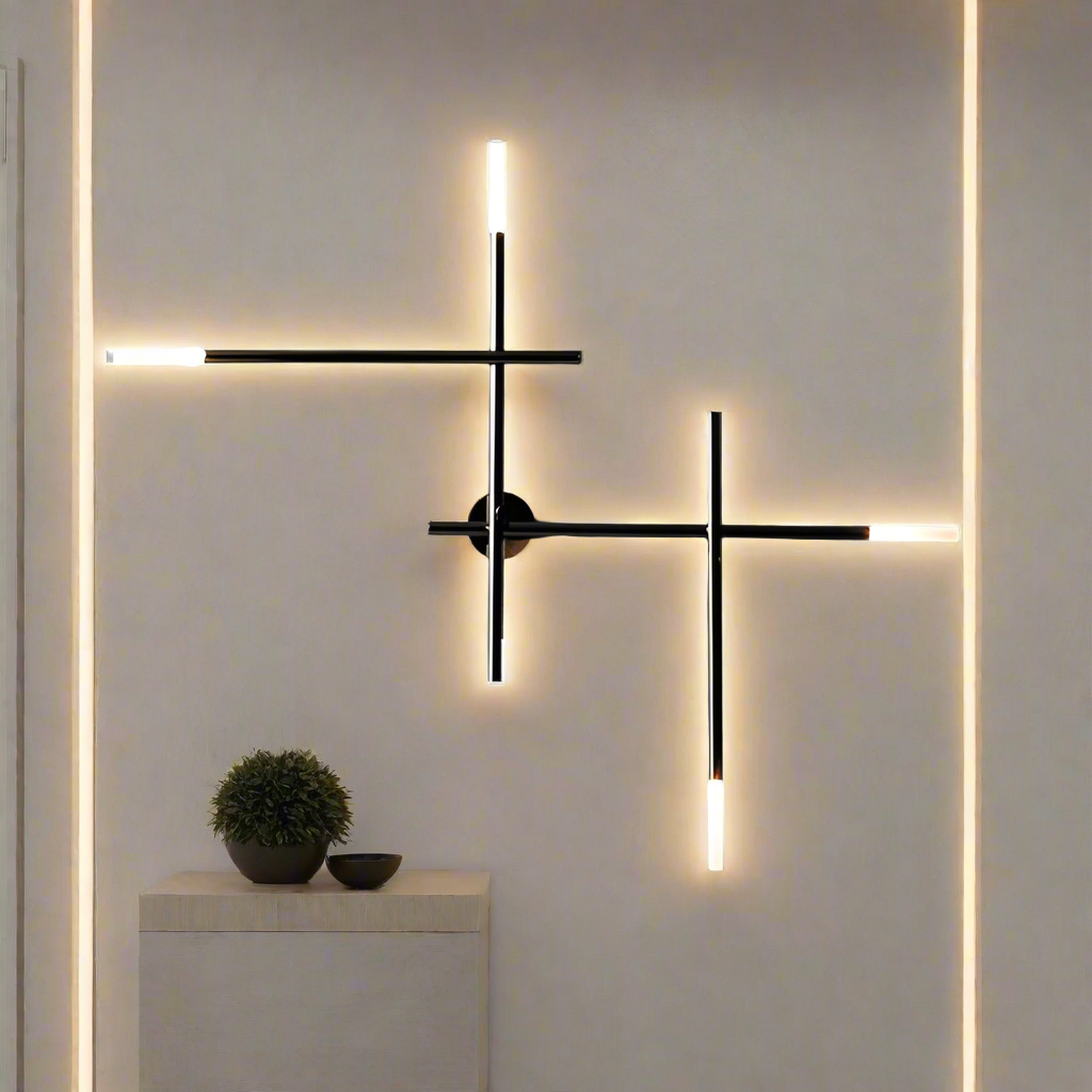 Corp de iluminat LED modern de perete LuminaCopper — Finisaj cupru | Desfino