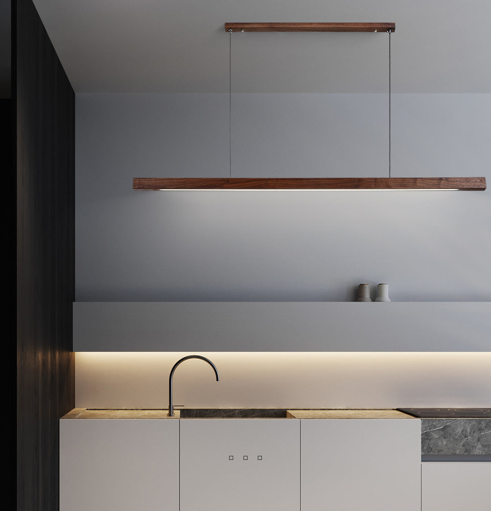 Nastavitelné závěsné LED svítidlo Luminara — moderní svítidlo do kuchyně - Desfino