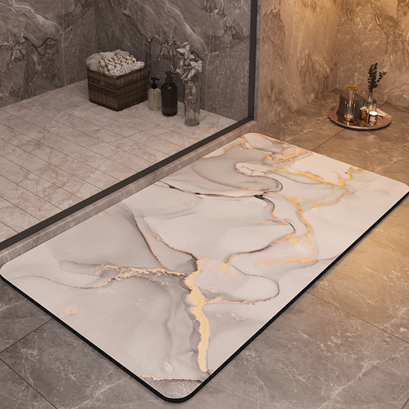 Tapis de salle de bains Stonewell — Doux, séchage rapide, antibactérien, antidérapant - Desfino