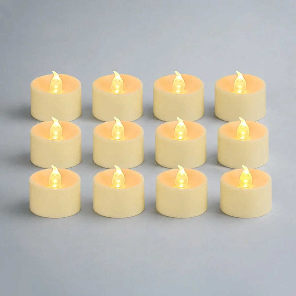 LED-Teelichter ohne Flamme, 100er-Pack × 18 | Desfino