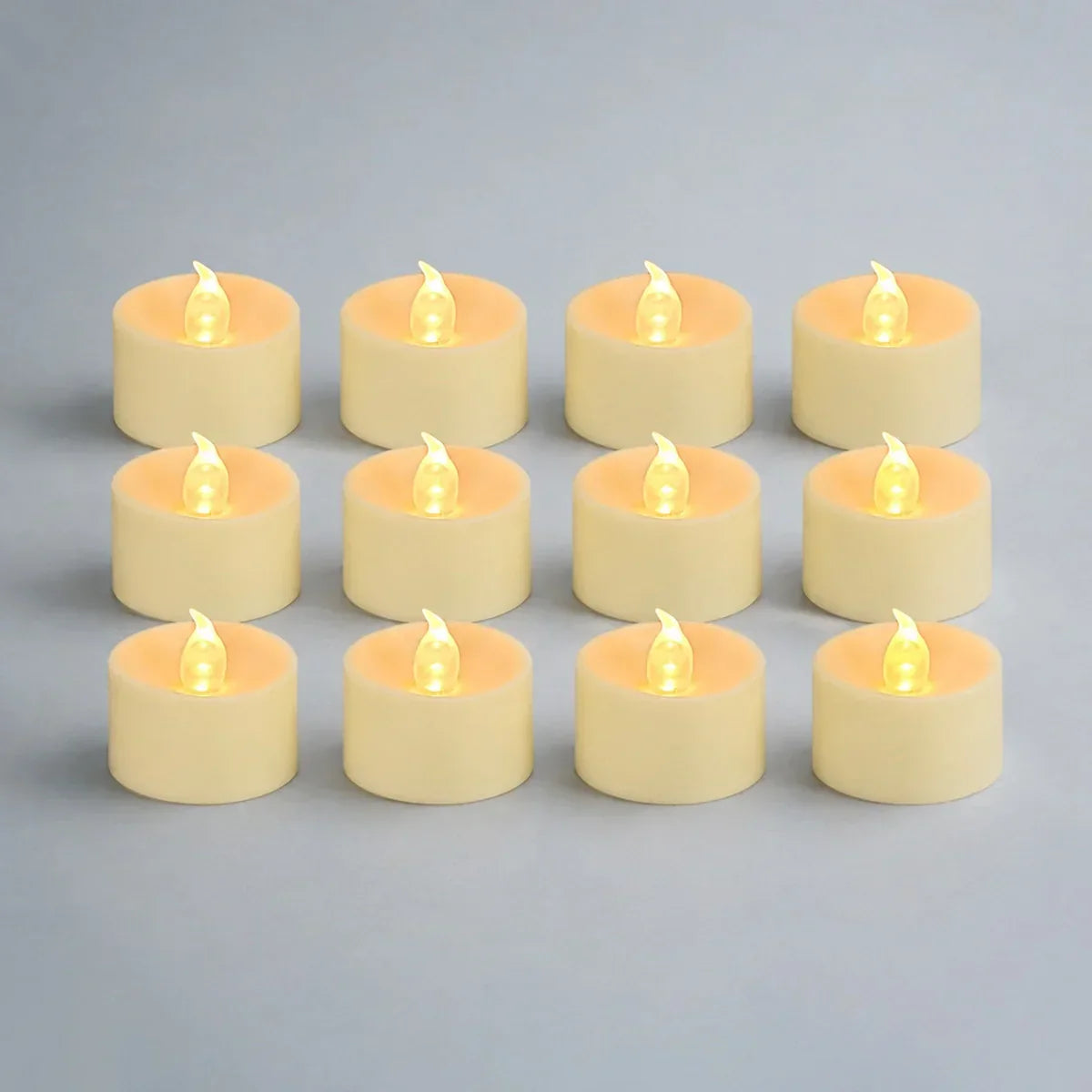 LED-Teelichter ohne Flamme, 100er-Pack × 18 | Desfino