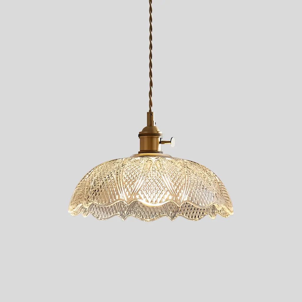 Isabel Glass Pendant Light for Kitchen Island | Desfino