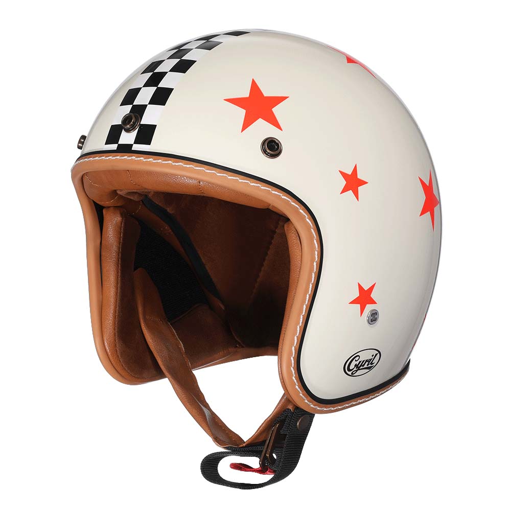 Casco da moto rétro a profilo ribassato — Stile rétro certificato DOT & ECE - Desfino
