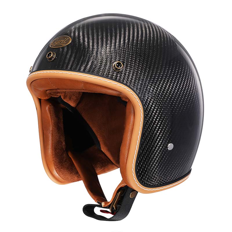 Casco da moto rétro a profilo ribassato — Stile rétro certificato DOT & ECE - Desfino