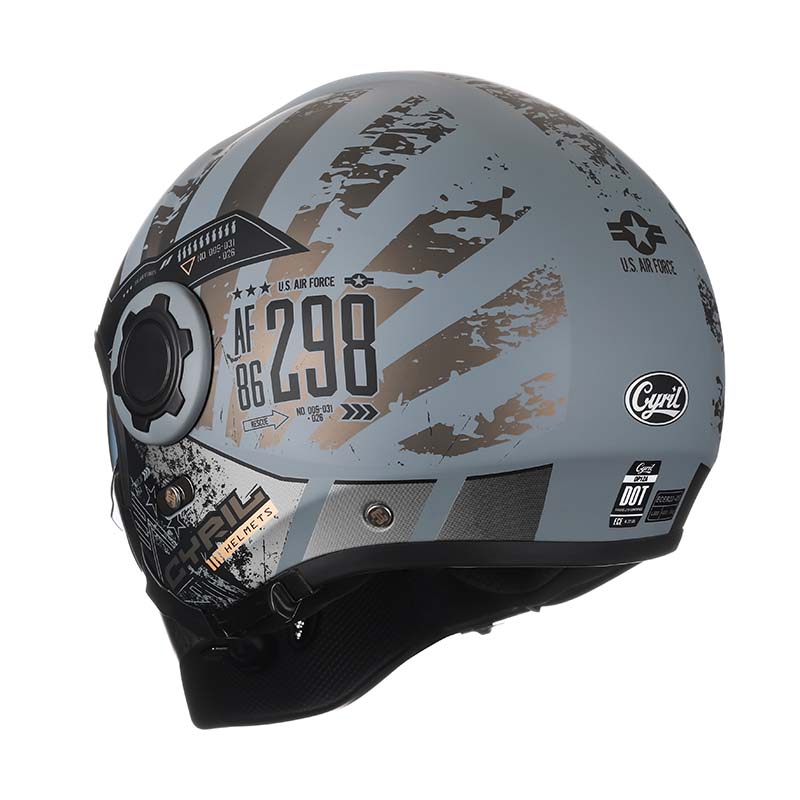 AstraGuard Modular Motorcycle Helmet — Dual Visors, DOT/ECE/FMVSS-218 - Desfino
