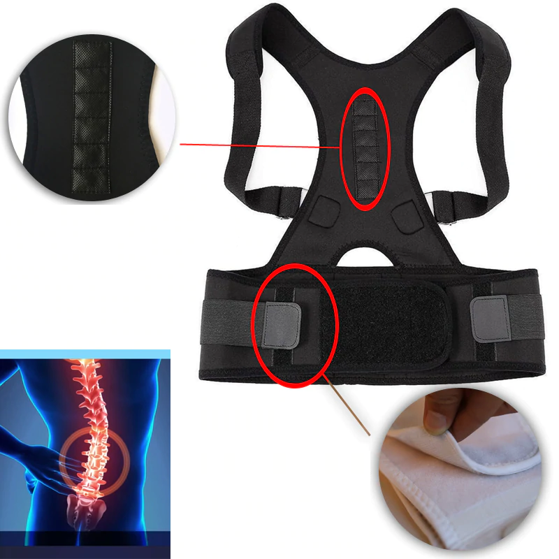 Respaldo magnético PosturePro — Soporte ergonómico para la postura - Desfino