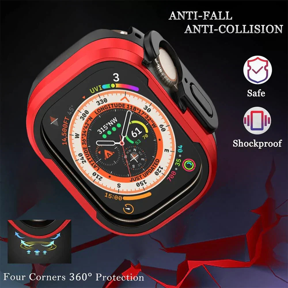 Θήκη Apple Watch από κράμα αλουμινίου Nexera — Λεπτή επένδυση TPU - Desfino