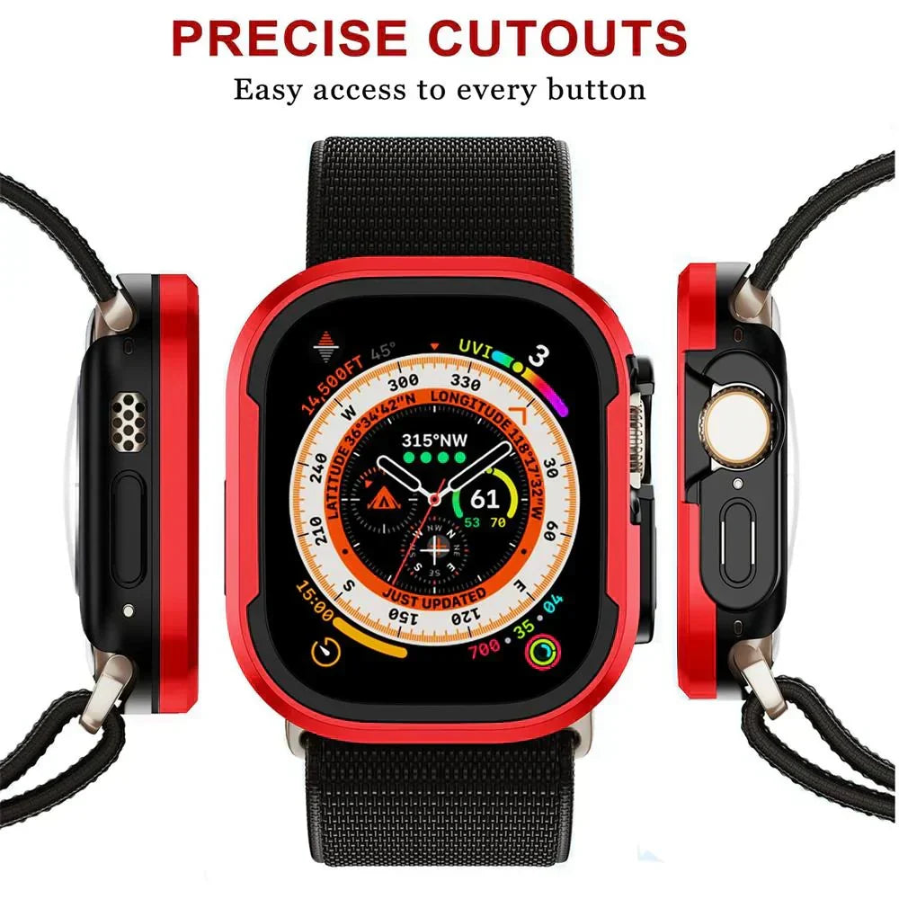 Θήκη Apple Watch από κράμα αλουμινίου Nexera — Λεπτή επένδυση TPU - Desfino