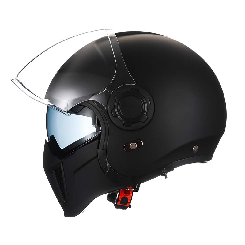 NovaShield-motorcykelhjelm med dobbelt visir — modulær, DOT/ECE-certificeret - Desfino