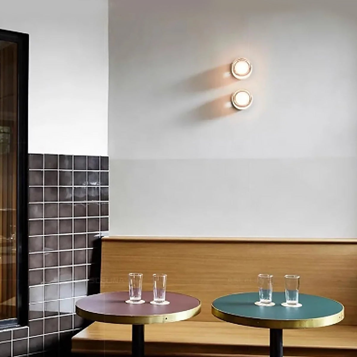 NovaLume væglampe i glas — Lumenari Studio, integreret LED - Desfino