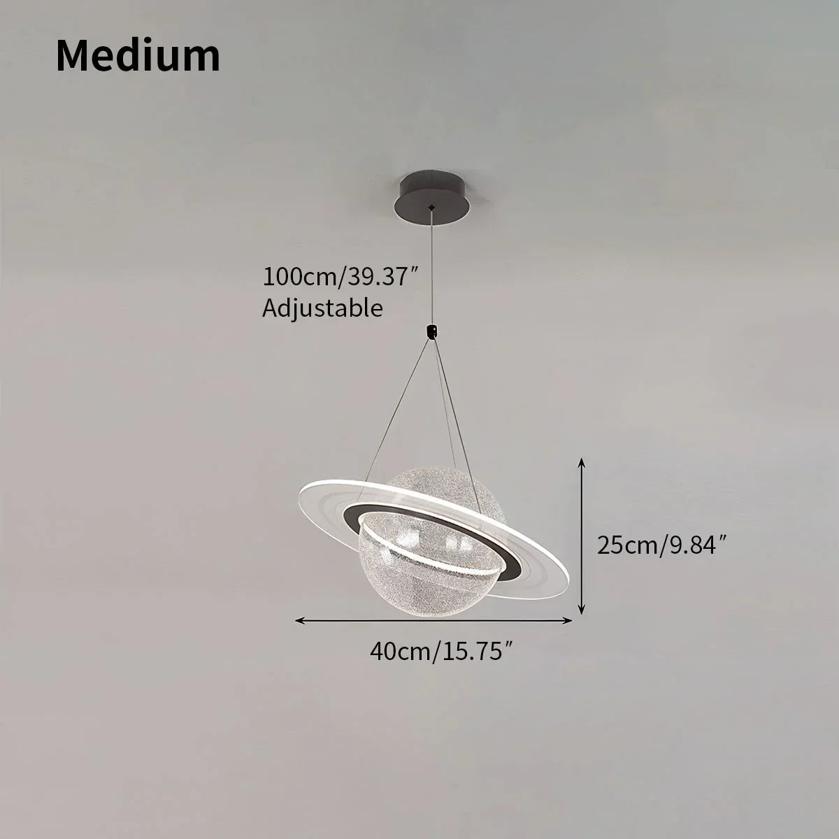 Modern Creative Planet Dining Room Pendant Light | Desfino
