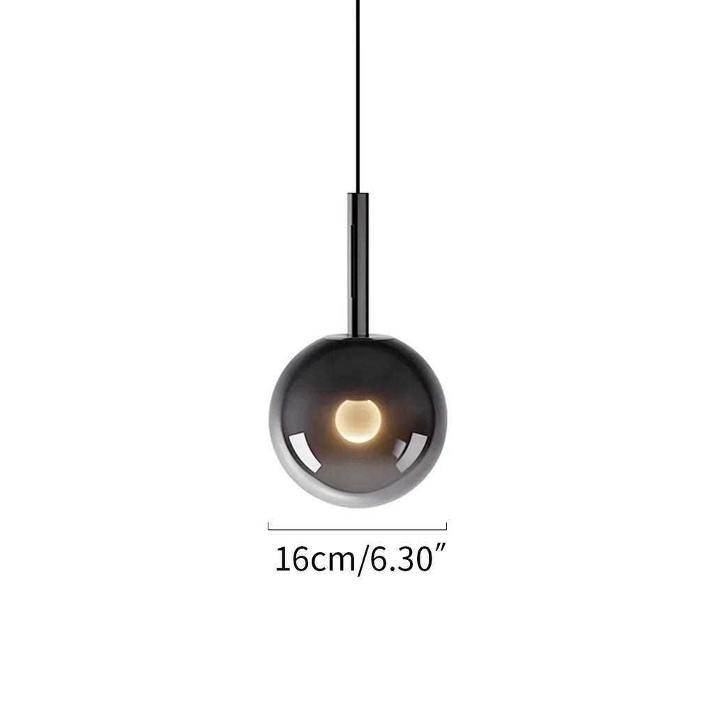 Adjustable Bedside Glass Pendant Light | Desfino