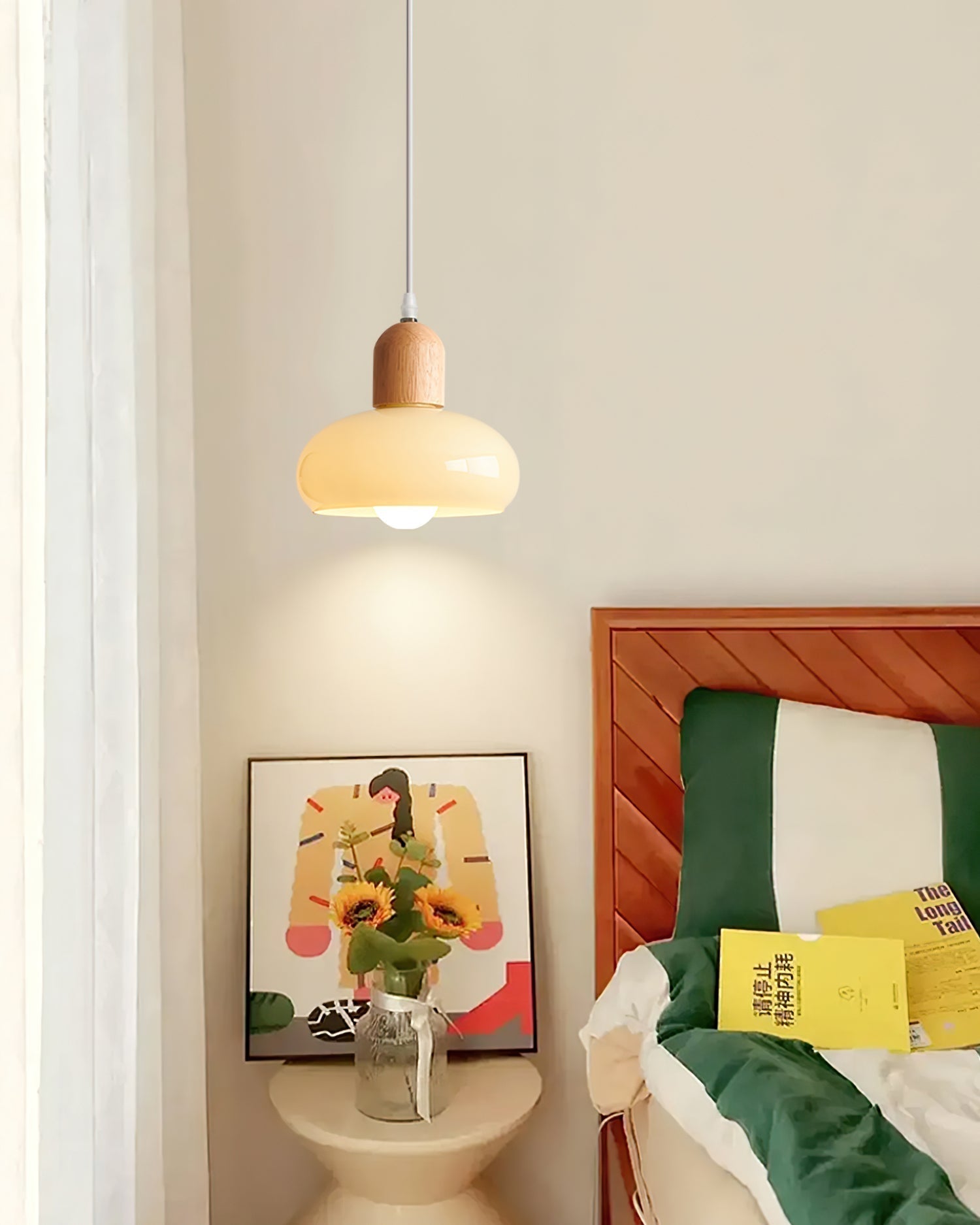 Sanfte Glas-Pendelleuchte für den Essbereich | Desfino