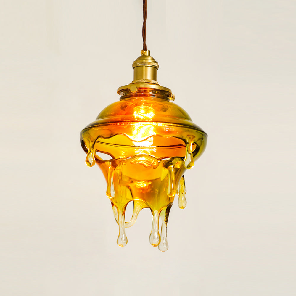 Water Droplets Resin Pendant Lamp for Bedside | Desfino