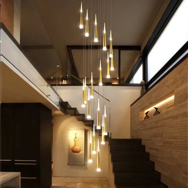 Meteor Shower Chandelier for Staircase | Desfino