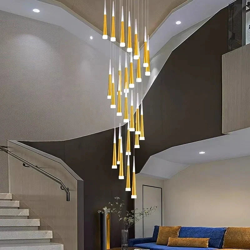 Meteor Shower Chandelier for Staircase | Desfino