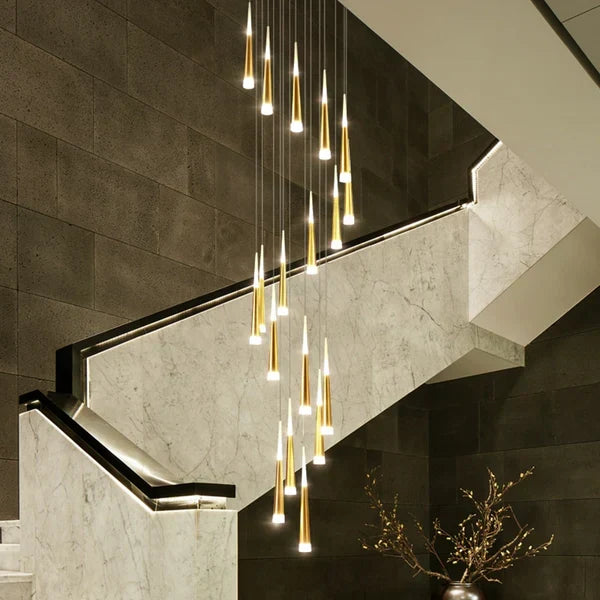 Meteor Shower Chandelier for Staircase | Desfino