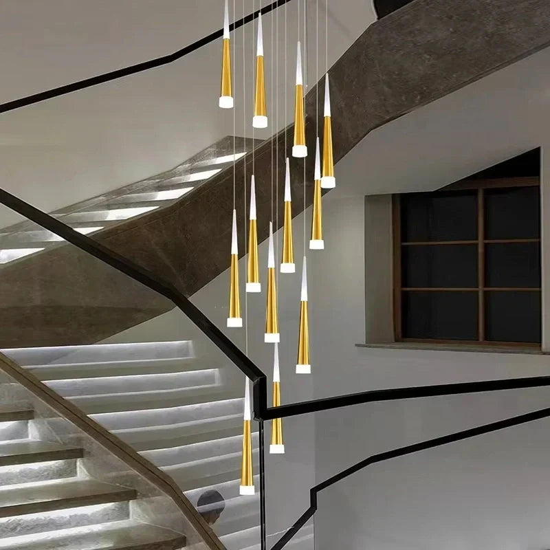 Meteor Shower Chandelier for Staircase | Desfino