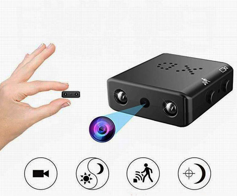 كاميرا التجسس الصغيرة LuminaKey - صوت بدقة 1080P HD، رؤية ليلية وWi-Fi - Desfino