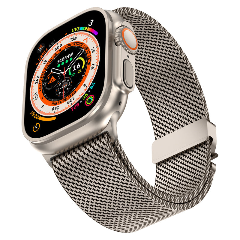 רצועת שעון Apple Watch Arden — רצועת לולאה מילאנזית, אבזם מאובטח - דספינו