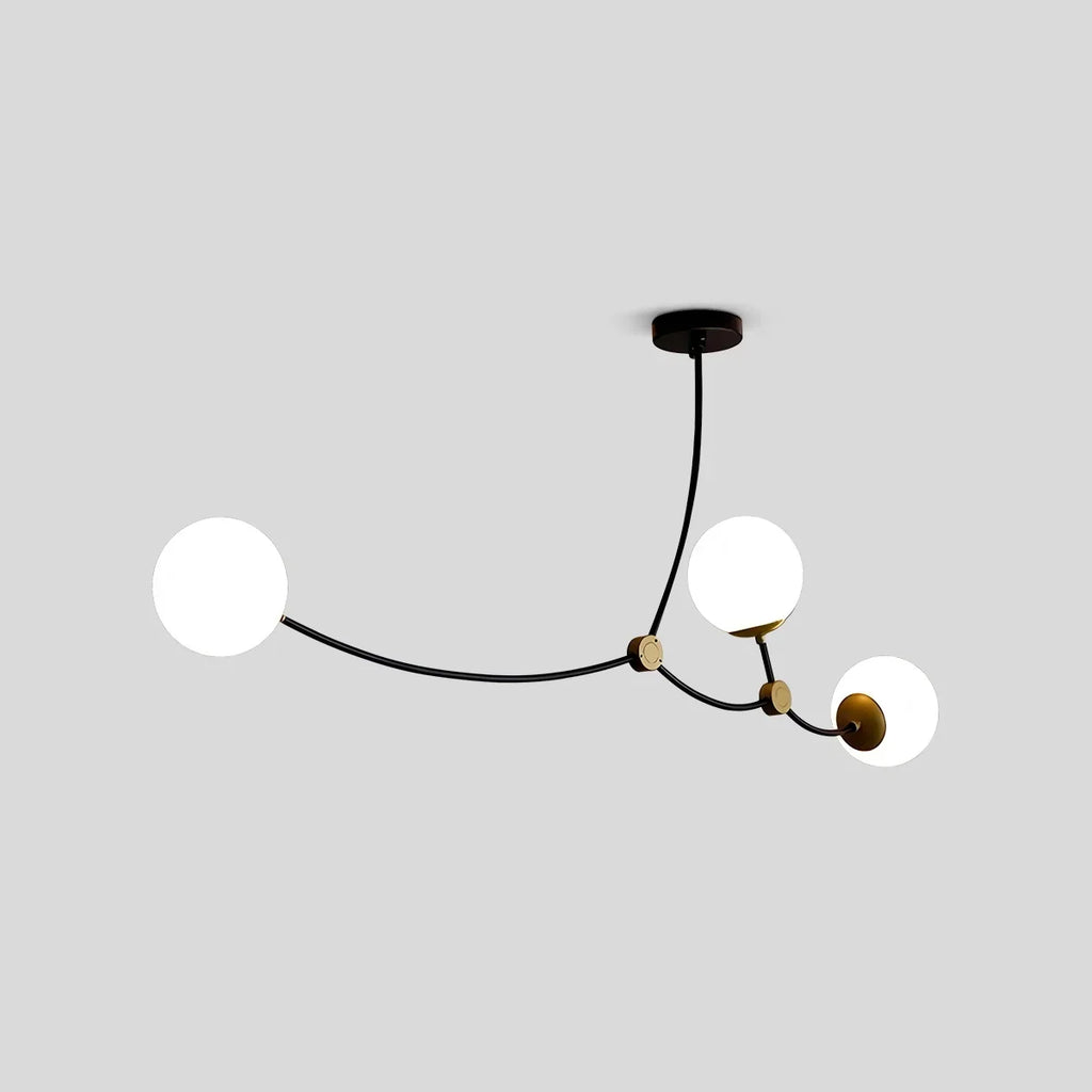Minimalist Sputnik Globe Glass Chandelier | Desfino