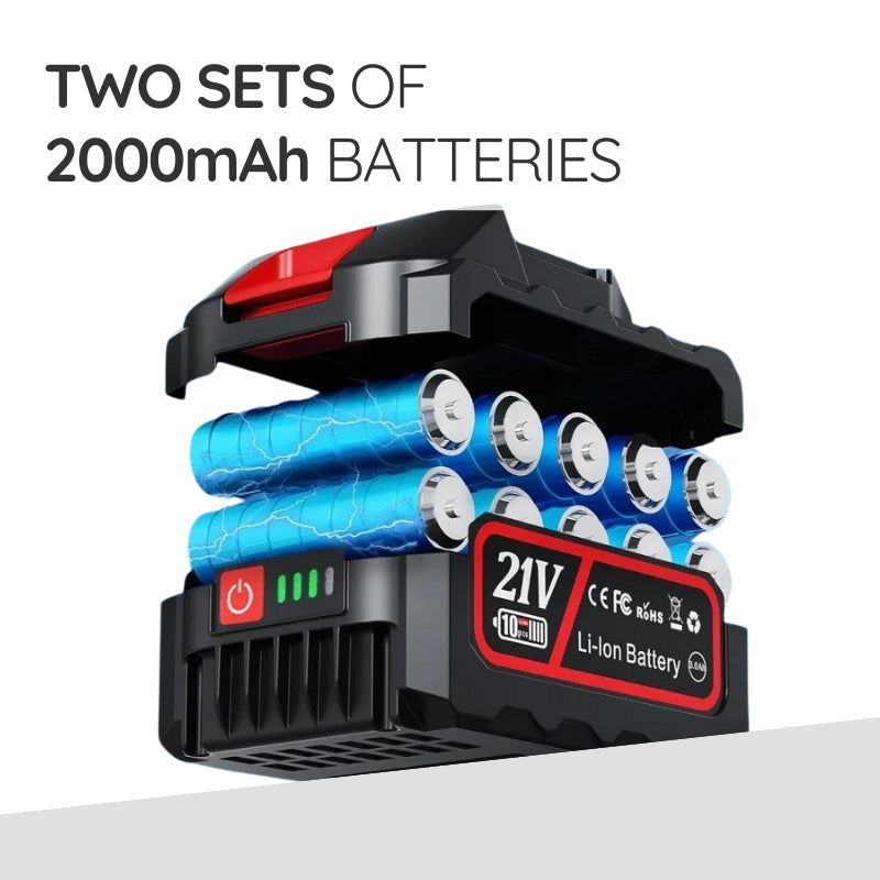 Motosega cordless da 6 pollici — Batteria da 2–3 ore, tagliasiepi compatto - Desfino
