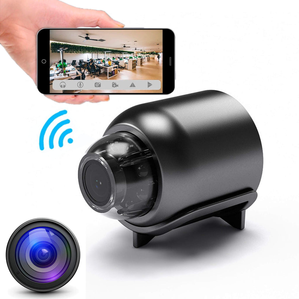 מצלמת WiFi מיני Nexa 1080P — עמידה למים, ראיית לילה 160° - Desfino