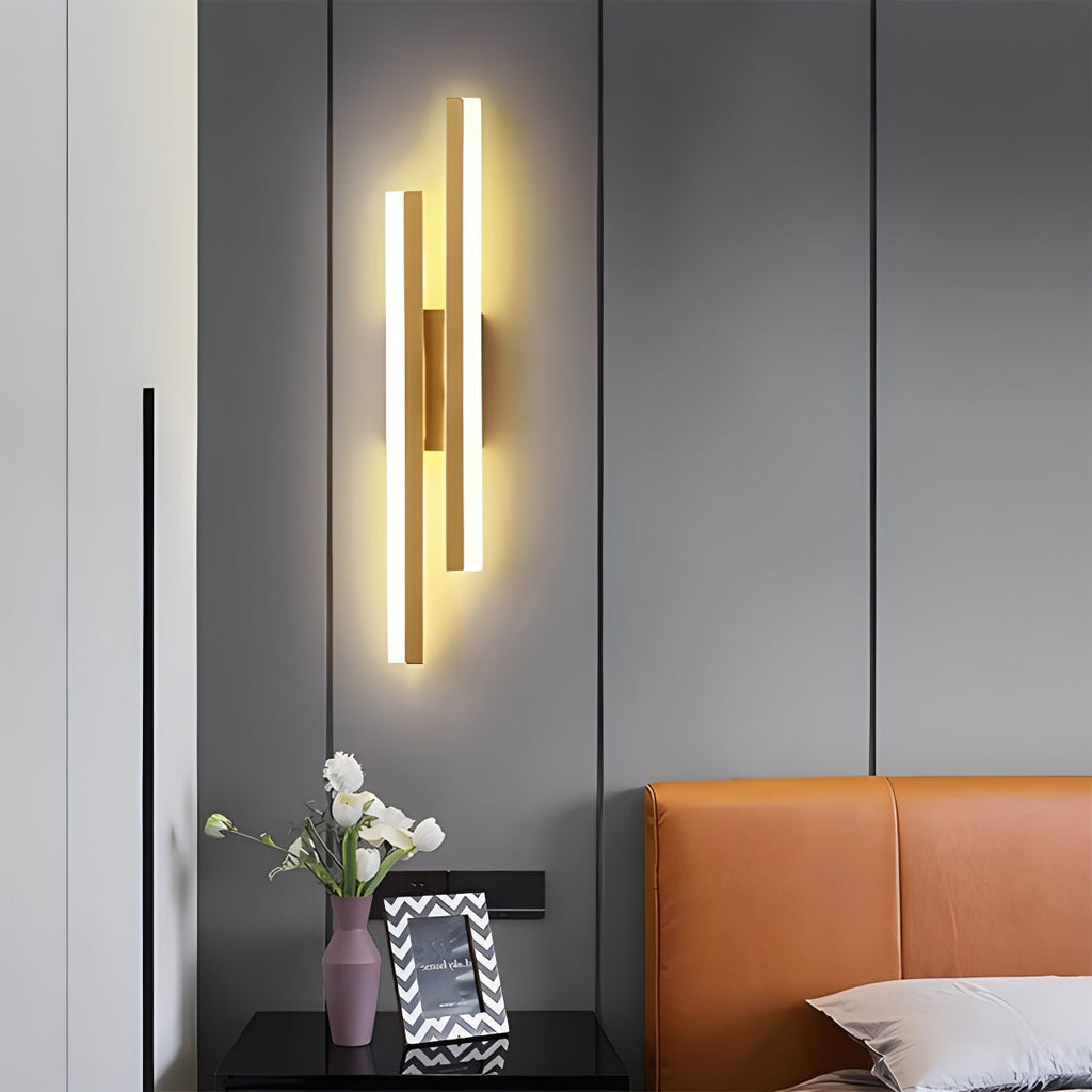 Antier Alana Minimalist H-Shaped Wall Lamp | Desfino