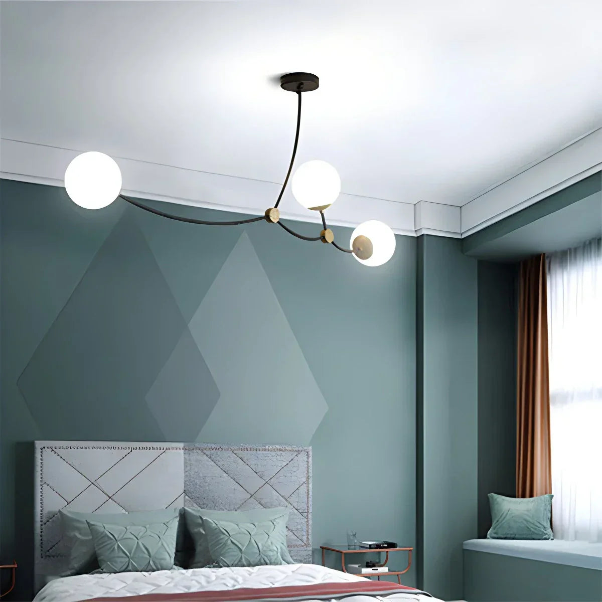Minimalist Sputnik Globe Glass Chandelier | Desfino