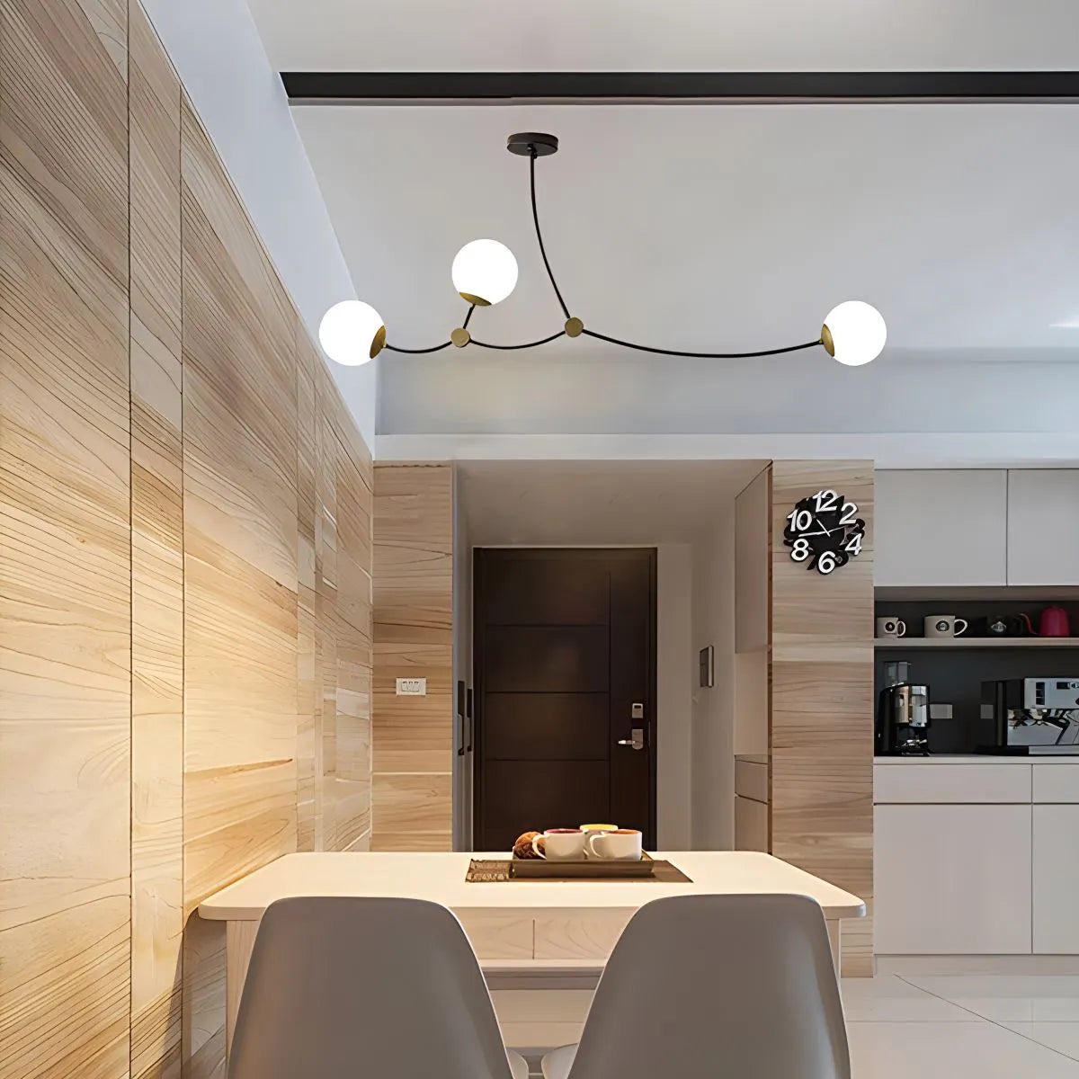 Minimalist Sputnik Globe Glass Chandelier | Desfino