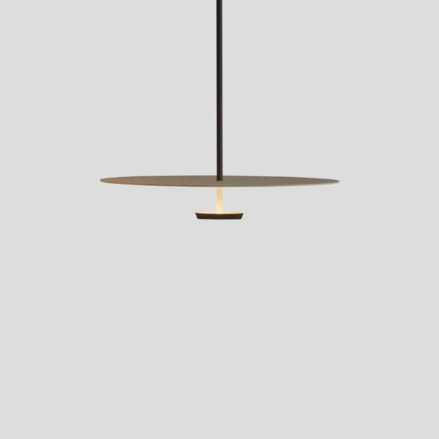 AstraLuma pendellampe med buet ring — minimalistisk sirkulær design - Desfino