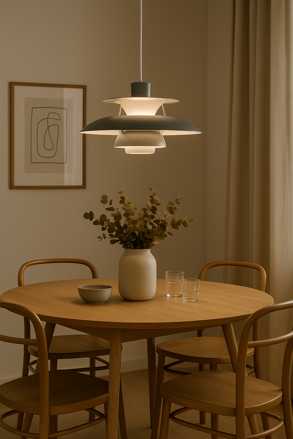 Runde dimmbare LED-Deckenlampe, 30 cm — Langlebiges warmes 3000K-Licht - Desfino