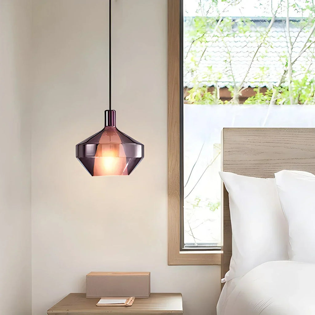 Moderne minimalistische LED-Glaspendelleuchte für die Küche | Desfino