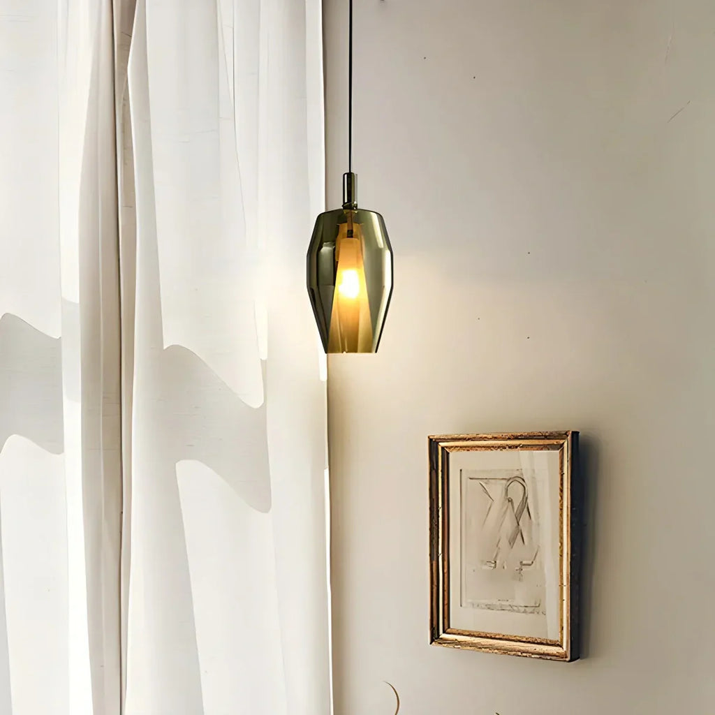 Moderne minimalistische LED-Glaspendelleuchte für die Küche | Desfino