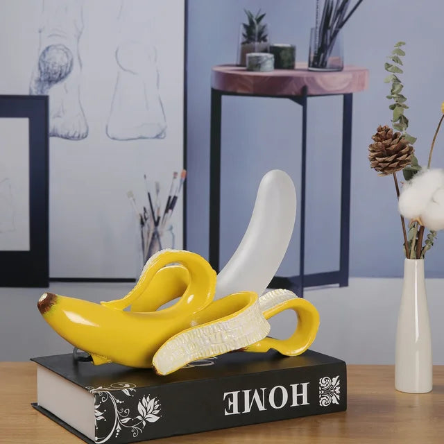 BananaShine Bananenlampe — Tischleuchte in Bananenform, verspielte Dekoration - Desfino