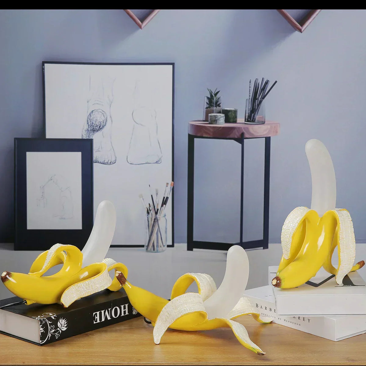 BananaShine Bananenlampe — Tischleuchte in Bananenform, verspielte Dekoration - Desfino