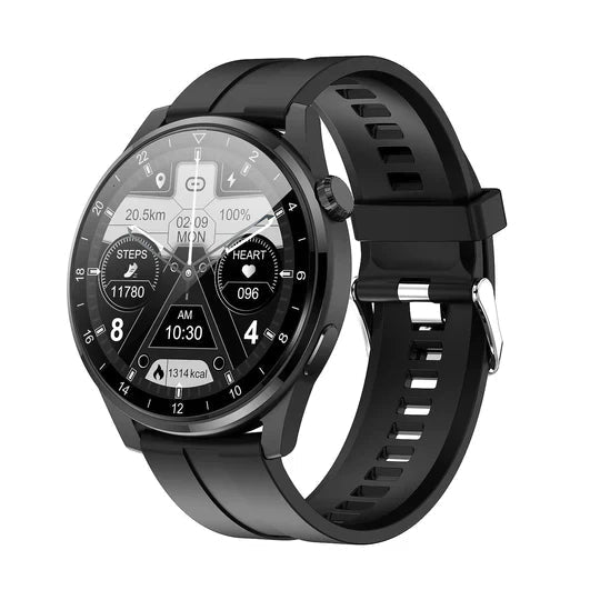 שעון חכם HealthSync Pro — מעקב בריאות רציף אחר סוכר בדם, דופק, לחץ דם ו-SpO2