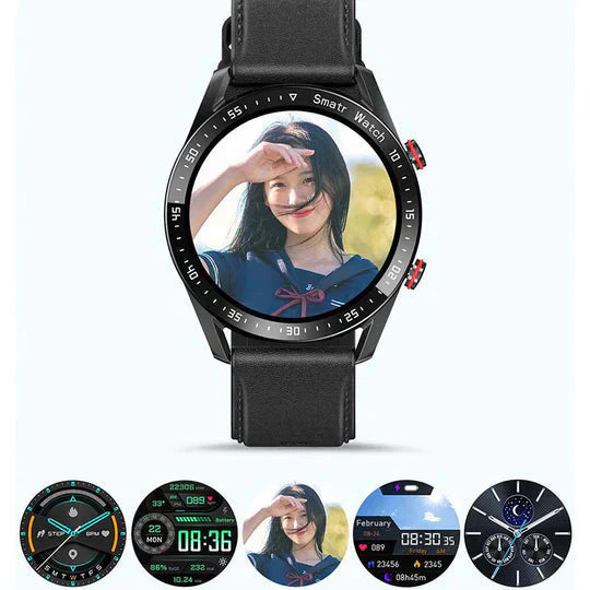 שעון חכם HealthSync Pro — מעקב בריאות רציף אחר סוכר בדם, דופק, לחץ דם ו-SpO2