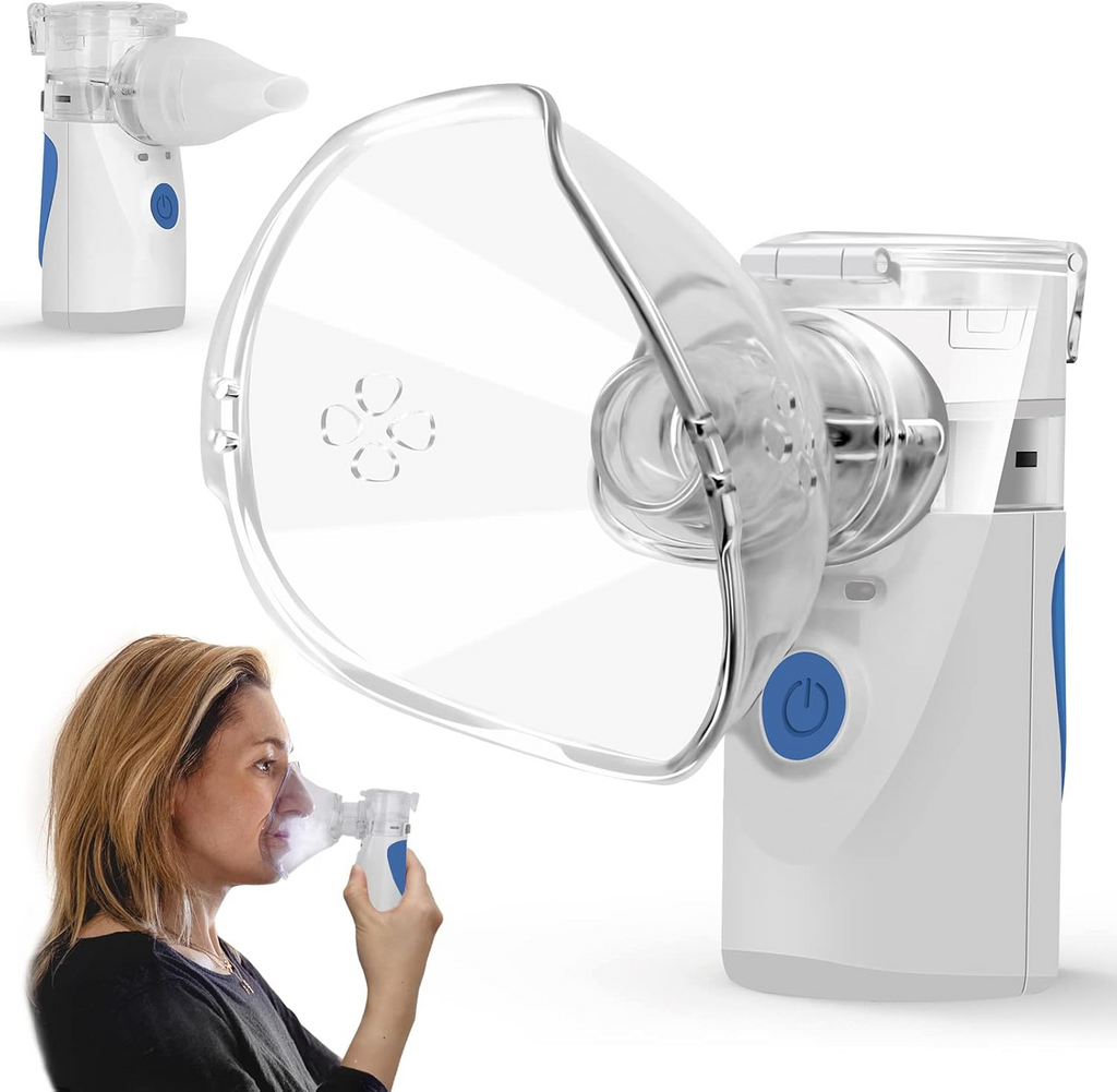Nebulizador portátil compacto AeroPocket — Apoio para respirar melhor - Desfino