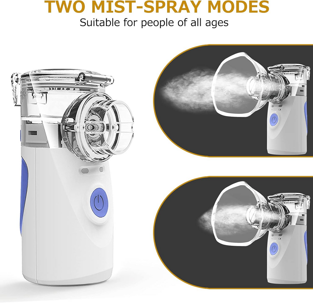 Nebulizador portátil compacto AeroPocket — Apoio para respirar melhor - Desfino