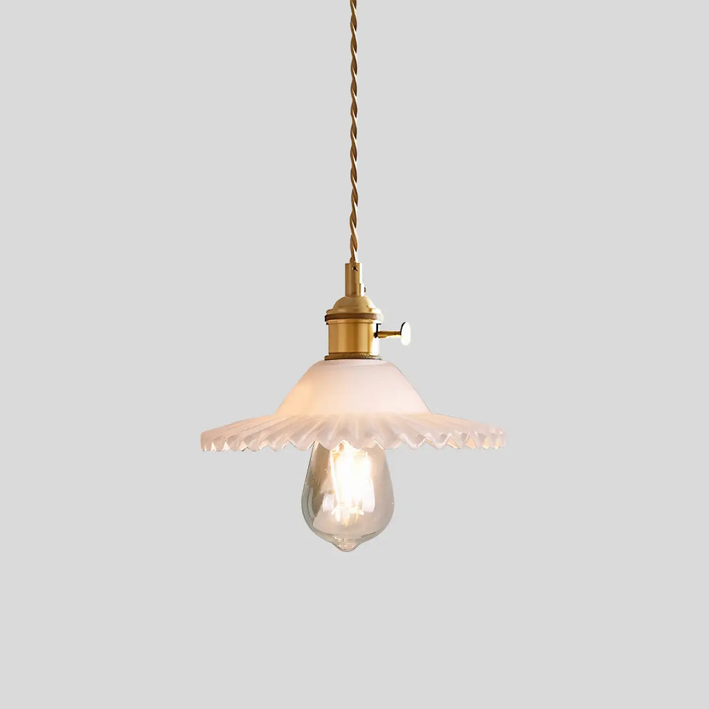 Isabel Glass Pendant Light for Kitchen Island | Desfino