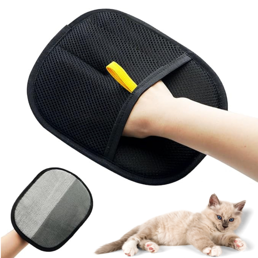 Gants anti-poils pour chats et chiens — Moufles de toilettage - Desfino