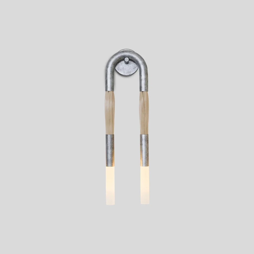 Horsehair U-Shaped Wall Lamp | Desfino