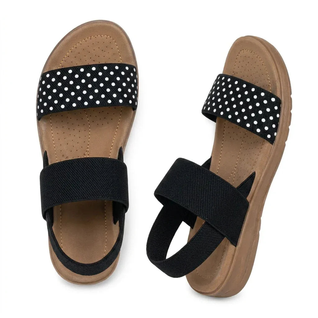 Elastische sandalen — lichtgewicht instappers voor wandelen en reizen | Desfino