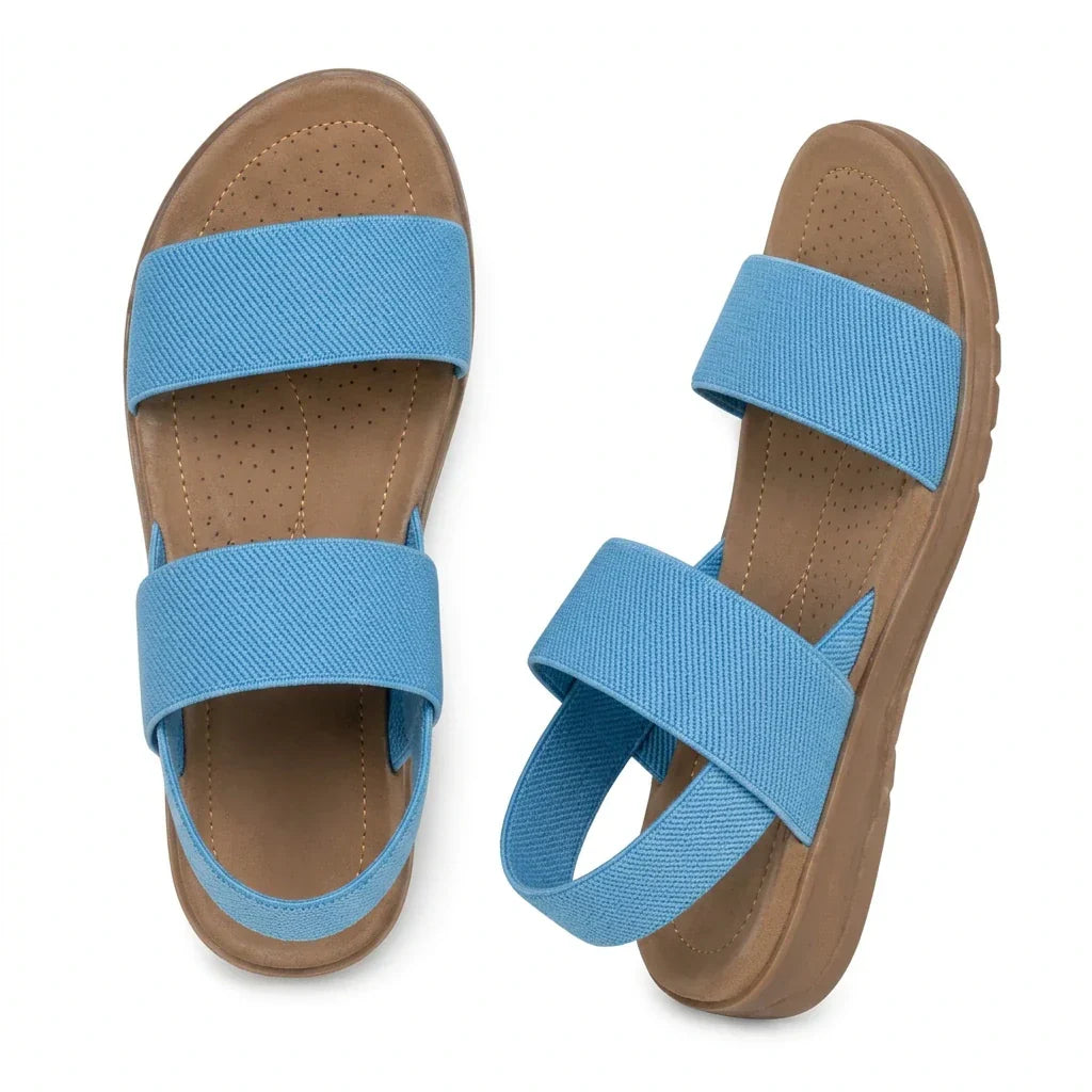 Elastische sandalen — lichtgewicht instappers voor wandelen en reizen | Desfino