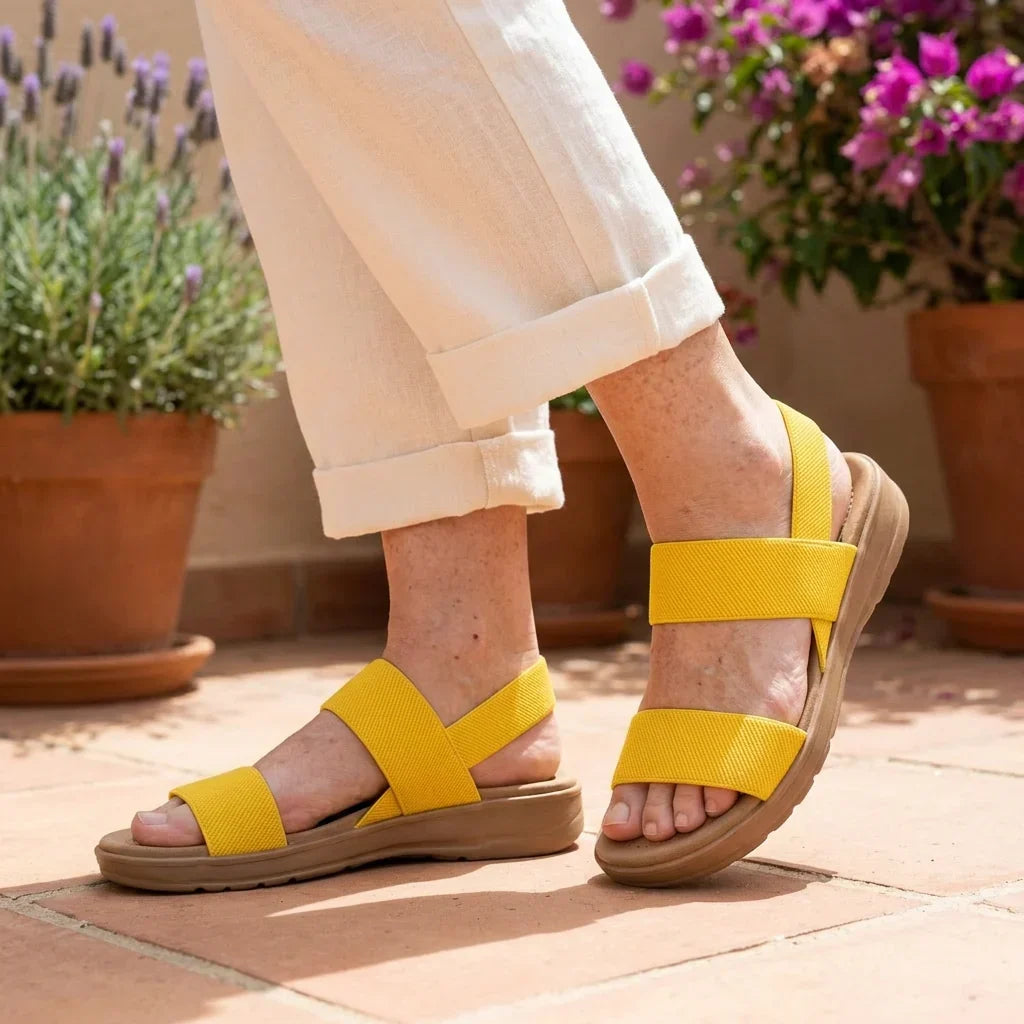 Elastische sandalen — lichtgewicht instappers voor wandelen en reizen | Desfino
