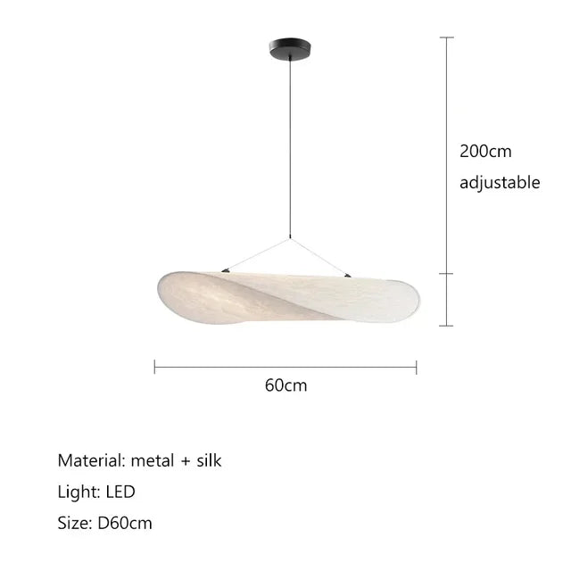 SilkWave-aardappelchip-lamp — handgemaakte ambachtelijke lamp, warme gloed - Desfino
