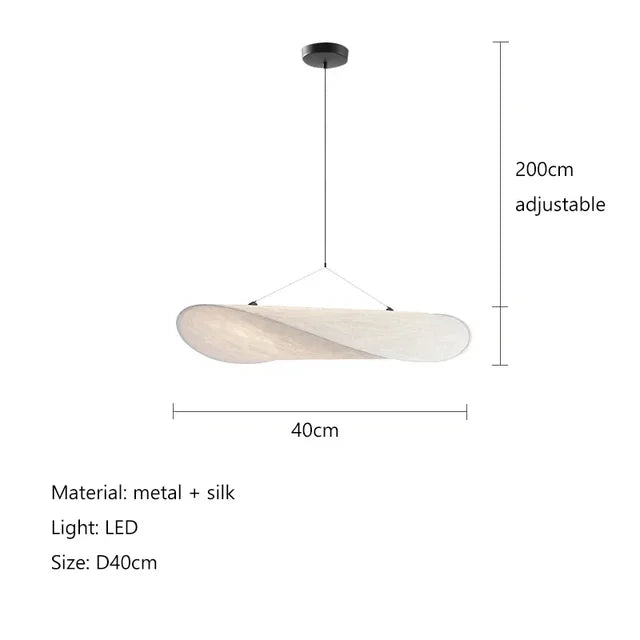 SilkWave-aardappelchip-lamp — handgemaakte ambachtelijke lamp, warme gloed - Desfino