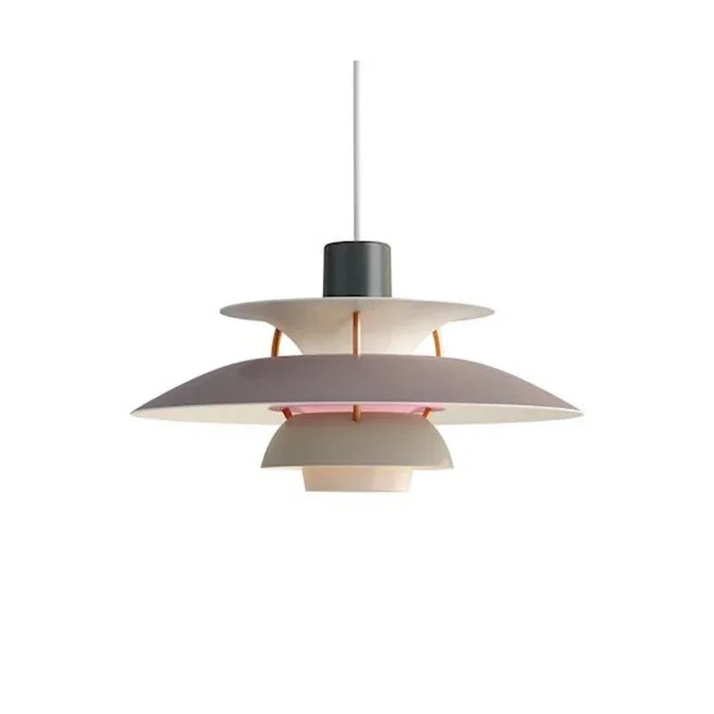 VividGlo nordisk flerfarget lampe - justerbare fargeeffekter - Desfino